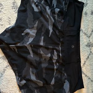 Athleta shorts black camo